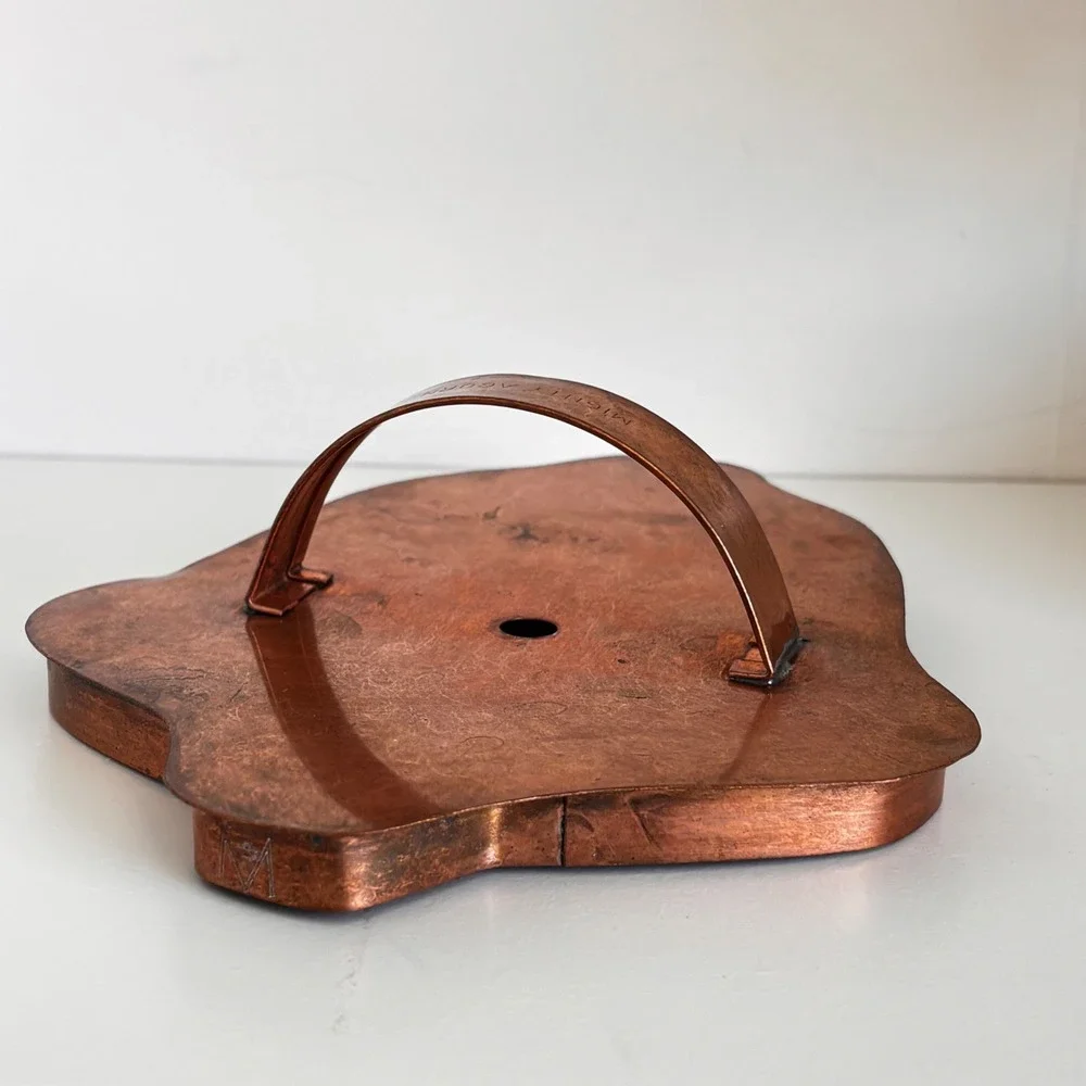 Martha Stewart XL Copper Cookie Cutter Mighty Acorn Artisan Michael Bonne